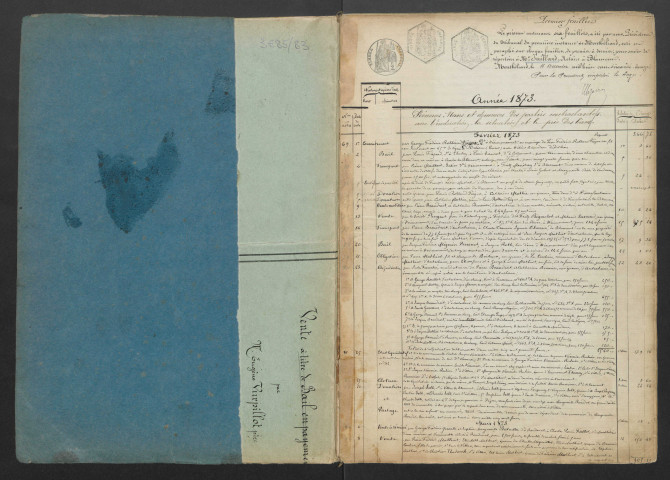 1er février 1873 - 7 janvier 1879