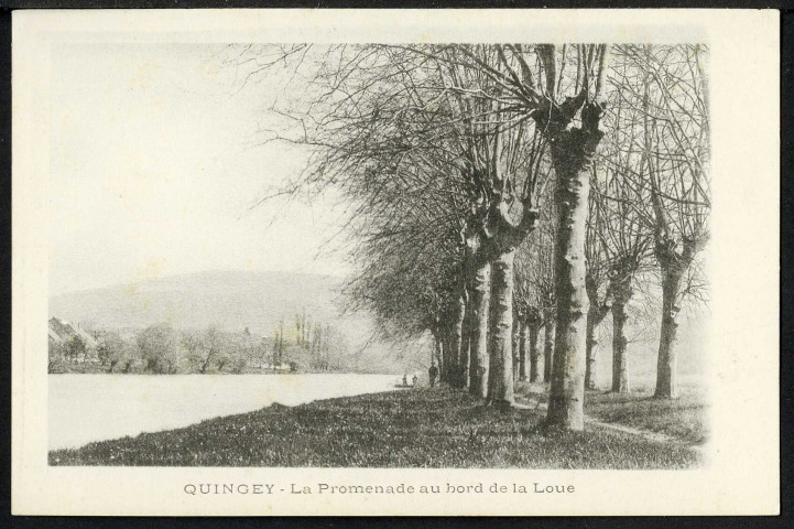 Promenade au bord de la Loue