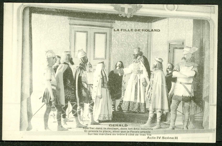 Scène, la fille de Roland
