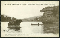 Entrée des bassins du Doubs, rocher de la Casquette et rocher d'Hercule
