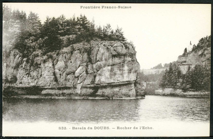Bassin du Doubs, rocher de l’Écho