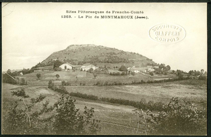 Le pic de Montmahoux