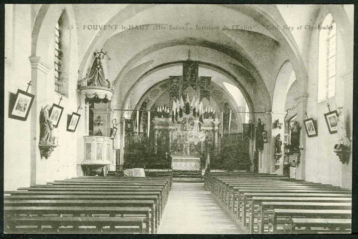 Intérieur de l'église