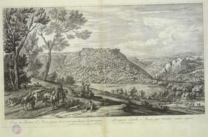 Vue du château de Sainte-Anne
