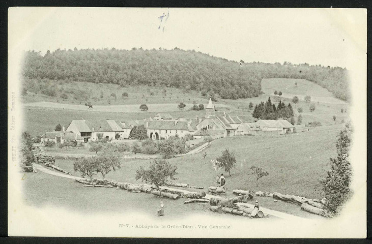 Abbaye de la Grace-Dieu. Vue générale