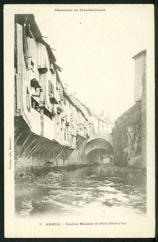 Vieilles maisons et pont Saint-Just