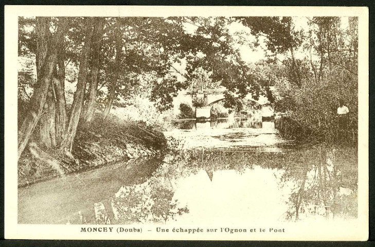 Une échappée sur l'Ognon et le pont
