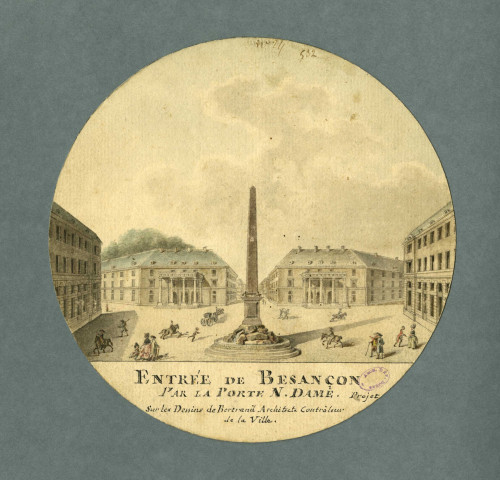 Entrée de Besançon par la porte Notre-Dame