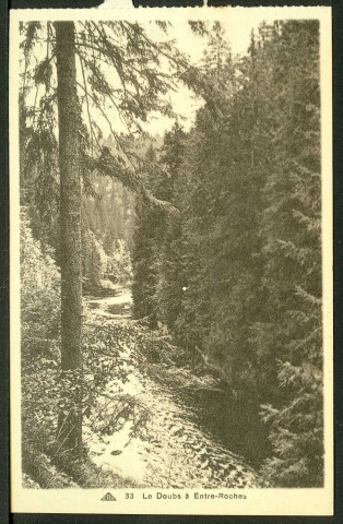 Le Doubs à Entre-Roches