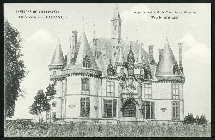 Château de Bournel, vue de face