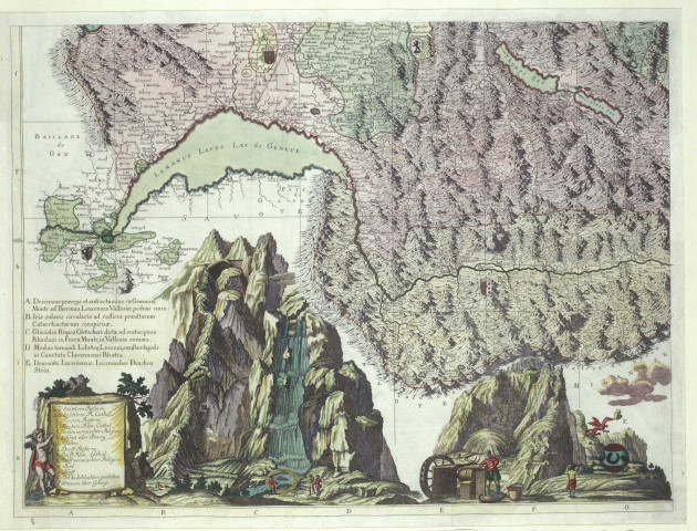 Cartes anciennes de la Suisse