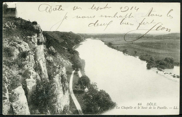 La chapelle et le saut de la Pucelle