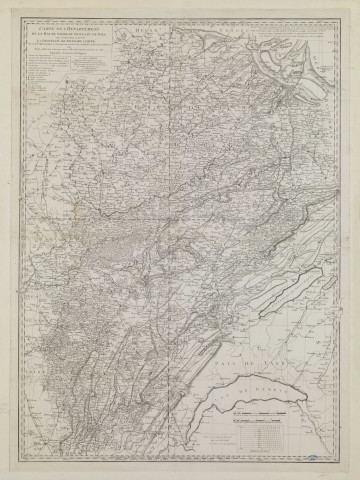 Carte de la Franche-Comté
