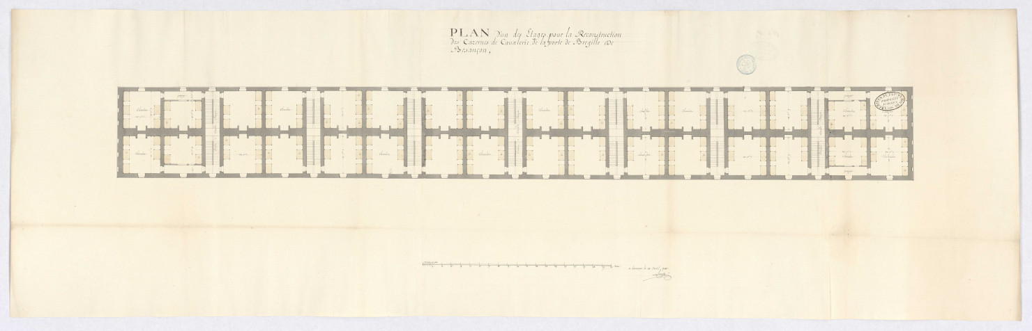 Plan d'un des étages