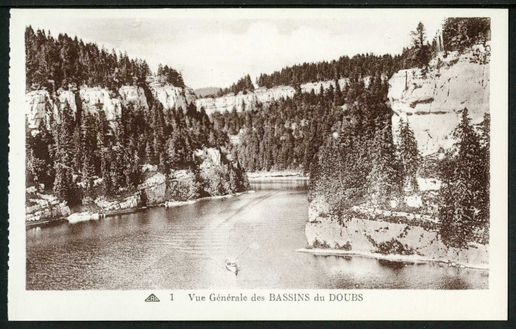 Vue générale des bassins du Doubs