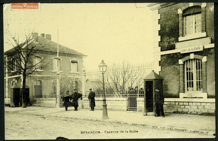 La caserne Brun, entrée
