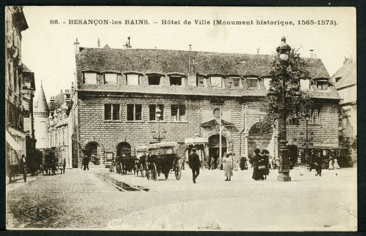 Vue de l'hôtel de ville, XVIe s.