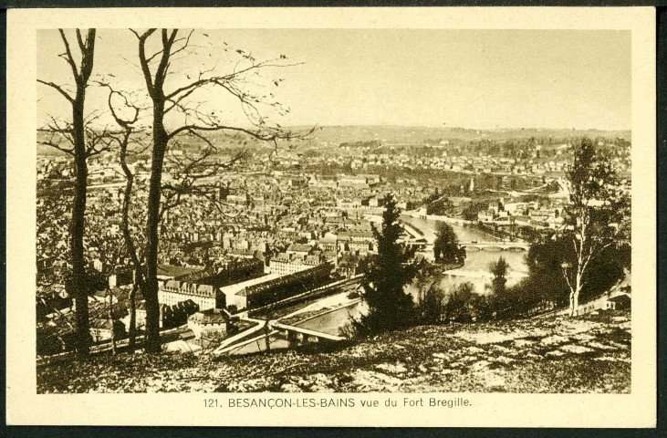 Vue générale prise de Bregille