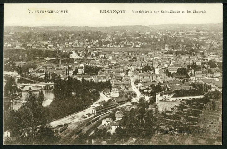 Vue générale des Chaprais et de Saint-Claude