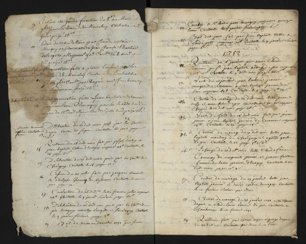 Répertoires chronologiques