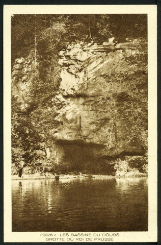 Les bassins du Doubs. Grotte du Roi de Prusse