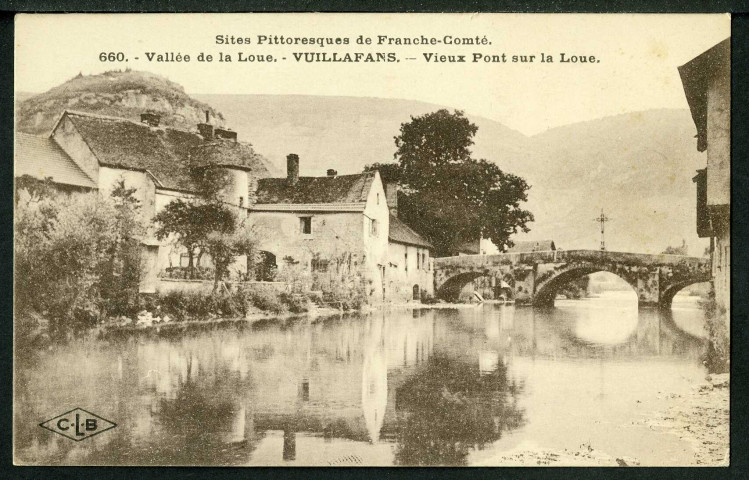 Vieux pont sur la Loue