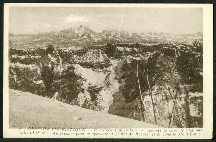 Une excursion en hiver au sommet du Crêt de Chalâme