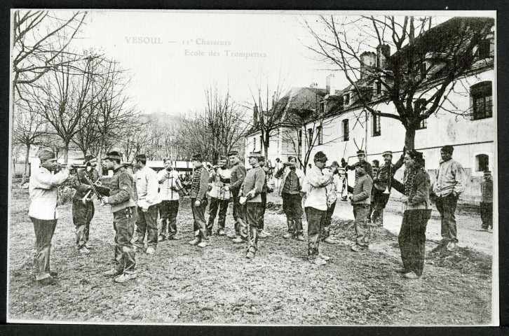 11e chasseurs, école des trompettes