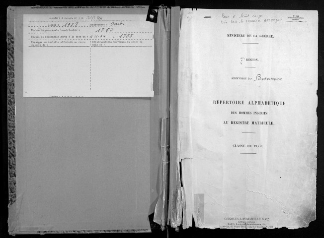 Table alphabétique