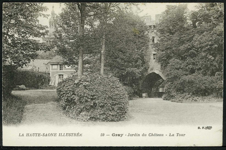 Jardin du château, la tour