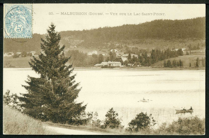 Vue sur le lac Saint-Point