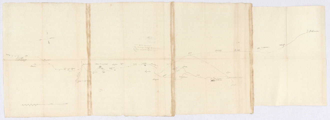 Projet de route depuis Pont-les-Moulins à Villars-les-Blamont vers Porrentruy