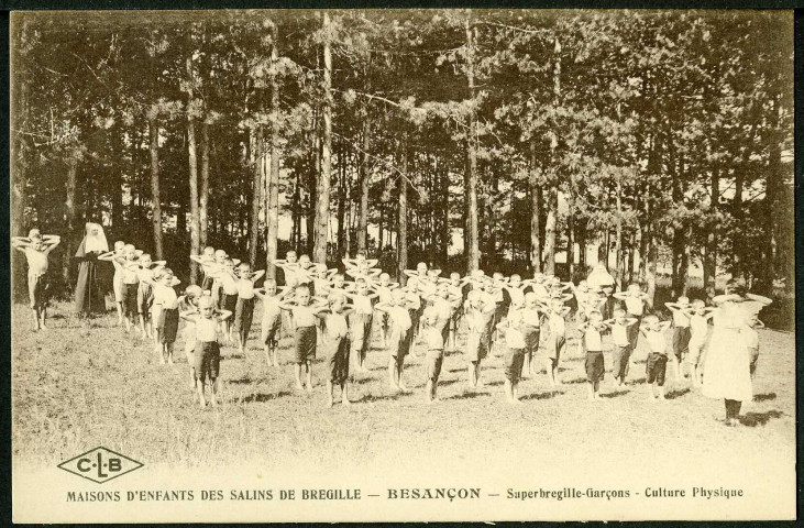 Maisons d'enfants des salins de Bregille, Besançon, Superbregille-garçons, culture physique