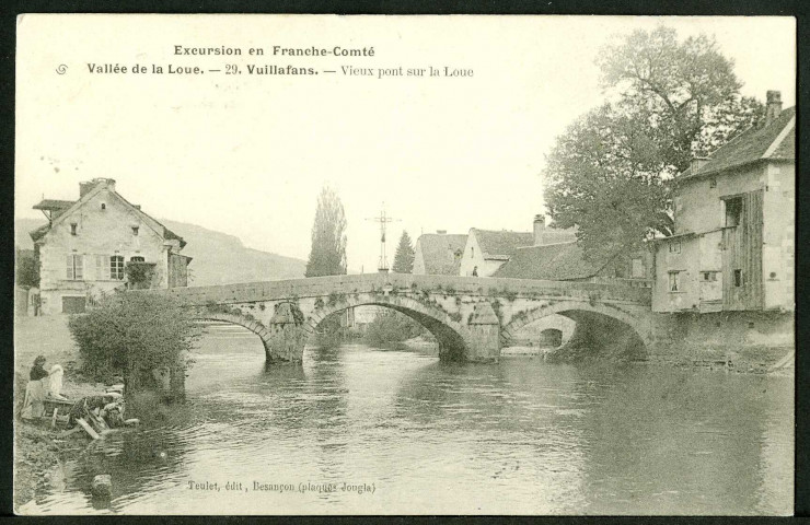 Vieux pont sur la Loue