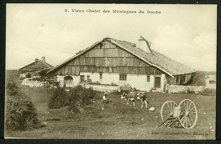 Vieux chalet des montagnes du Doubs