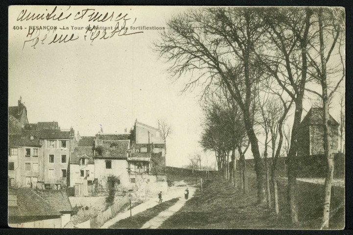 La tour de Battant et les fortifications