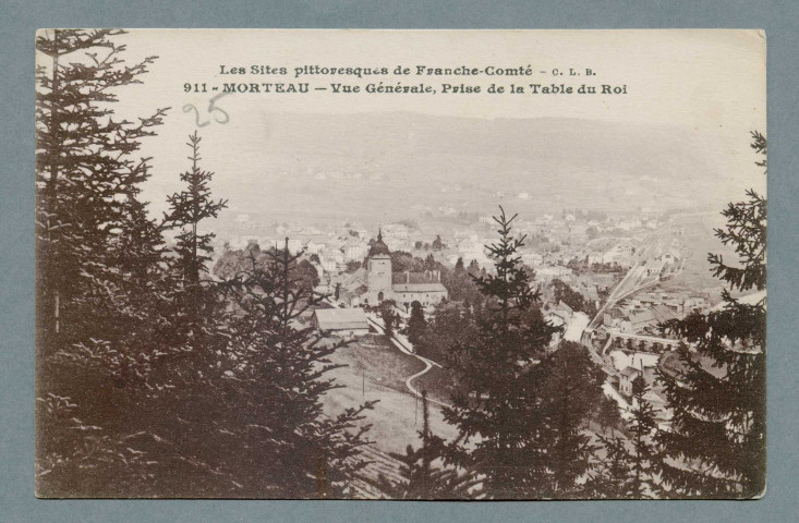 Vue générale prise de la Table du Roi