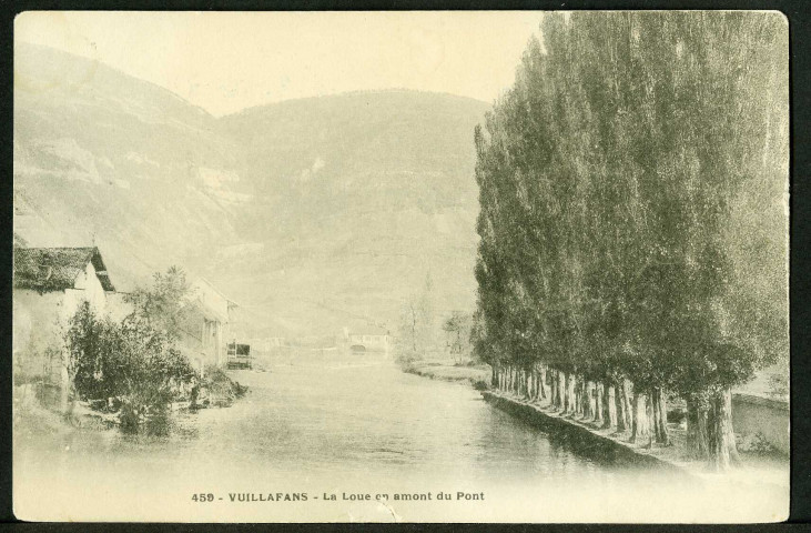La Loue en amont du pont