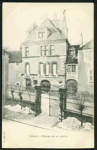 Maison du XVe siècle