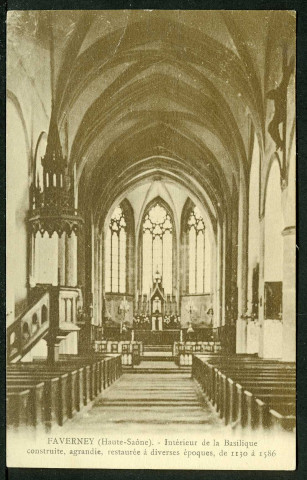 Intérieur de la basilique