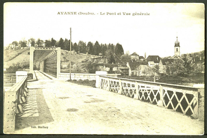Le pont, vue générale