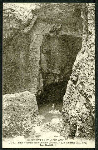 Le creux Billard, le gouffre
