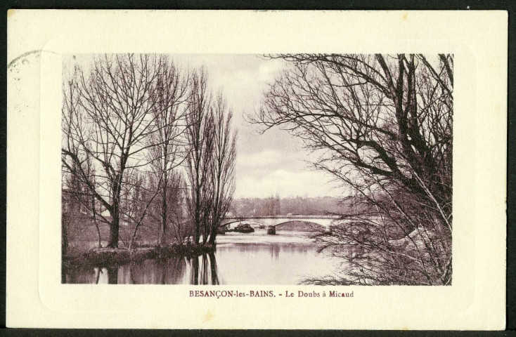 Le Doubs à Micaud
