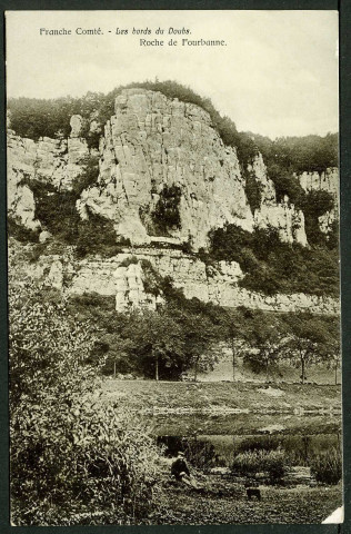 Les bords du Doubs. Roche de Fourbanne