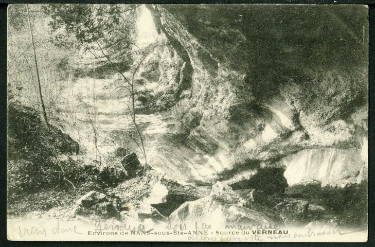 Source du Verneau et les chutes