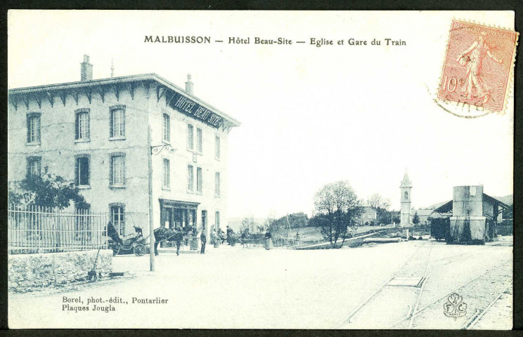 L'église et la gare