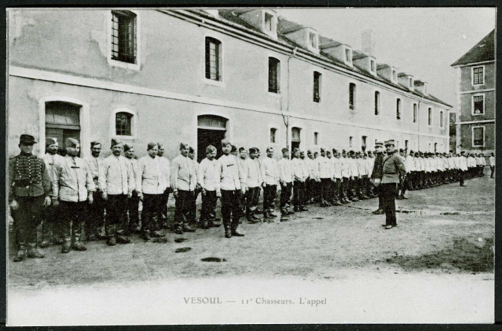 11e chasseurs, l'appel