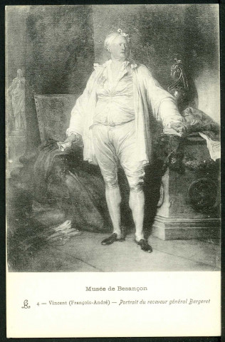 Musée, portrait du receveur général Bergeret, par Vincent