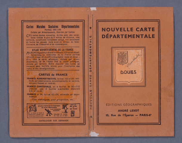 Carte départementale du Doubs