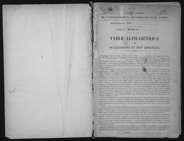 1er janvier 1925-31 décembre 1926